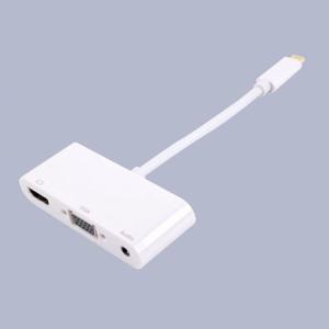 Coms USB 3.1 컨버터 (Type C) HDMI-VGA-Aux-USB 2.0