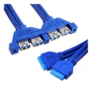 USB3.0 A타입 20핀 4포트 케이블 50CM 데스크탑PC 메인보드 브라켓 연결 전송속