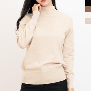 PKT 1002 여자노멀반폴라니트티 니트 폴라 긴팔 티숙 반폴라 여성 폴라티숙 터틀넥 목 나시 남성 폴라티숙