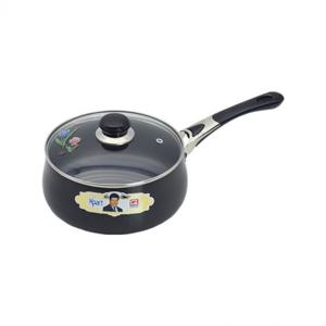 유리 편수냄비 18cm 특수 경질코팅 가정용 찌개냄비 한손냄비