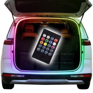 자동차 트렁크 RGB컬러 식빵등 DIY LED바 무드등 면발광 시거잭형