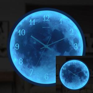 달 무선 LED 벽 시계 무소음 인테리어벽시계 인테리어시계