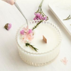 좋은 싱그러운 꽃향기 플라워 캔들 만들기 DIY 키트