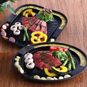 퀸센스 알찬 고기 불판 삽겹살 계란 그릴 사각 구이팬 30cm