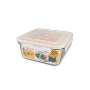 루미나D 글라스락 라인 사각 밀폐용기 1200ml 5828 -o