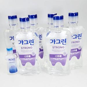 가그린 스트롱 구강청결제 750ml x 6개+100ml