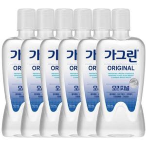 가그린 오리지날 구강청결제 750ml x 6개+100ml
