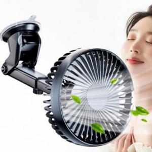 모터 강력 usb 3단풍속 차량용 선풍기 흡착식