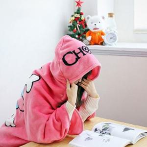 원피스정품 프레시 포근하고 따뜻한 양면극세사 대형후드담요
