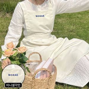[이니셜각인] 심플 데일리 에이프런 3color 방수 주방 앞치마 카페 네일샵 꽃집 신혼 집들이 선물