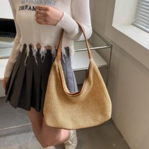 썸머 라탄 레더 포인트 JSCd0144 슬링백 소가 패션잡화 여성용 여행용 여성 bag 패딩 구름백 보조 지갑 덤