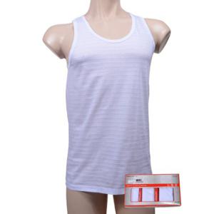 혜명잡화몰 (폴밋)면 100% 3매입 무지 백색 남성런닝 남자메리야스 남자이너나시 런닝나시 남자면런닝