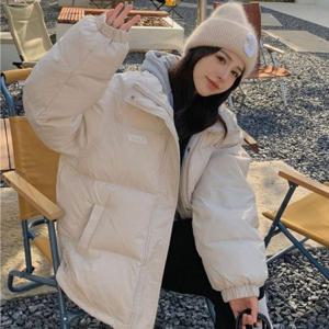 여자 2color 하프 웰론 패딩점퍼 여성 코디 겨울 쟈켓 자켓 오버핏