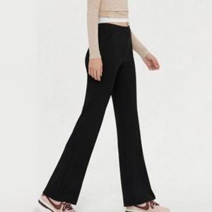 여성 깔끔한 여름 쿨링 스판 슬랙스 팬츠 부츠컷 1P 하이웨스트 아이스 바지