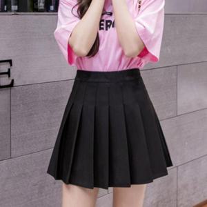 주름 치마 테니스 스커트 여성 밴딩 데일리