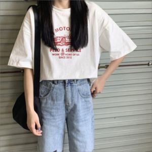 면티셔츠 라운드넥 편한 데이트룩 데일리룩 캐주얼룩 데일리 2색 여성