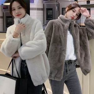 페이크퍼점퍼 페이크퍼자켓 퍼롱코트 여자아우터 퍼자켓 퍼집업 자켓 여성아우터 숏보송점퍼