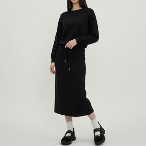 HL] 트레이닝복 롱스커트 맨투맨티 여성 소프트 세트