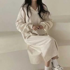 심플한원피스 면롱원피스77원피스 여성의류원피스 데일리롱원피스 77 박시