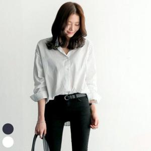 아동티셔츠여성티셔츠 셔츠 단가라티셔츠 스트라이프 루즈핏 레이스나시 롱티