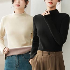 여성맨투맨티셔츠 형광티셔츠 맨투맨 하프넥 민소매 반목 반목티셔츠 노브라티