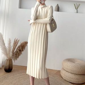 돌잔치원피스 편한원피스 상견례원피스 데이트룩 여성원피스 니트 홀복 세로