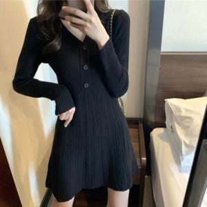 플레어원피스 바캉스원피스 데님원피스 반팔원피스 긴팔 빅카라원피스