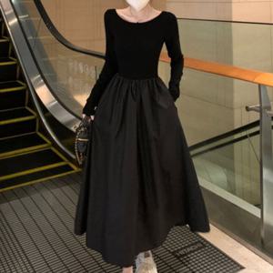 나시원피스 프릴원피스 하객원피스 롱원피스 블랙원피스 청치마 니트원피스