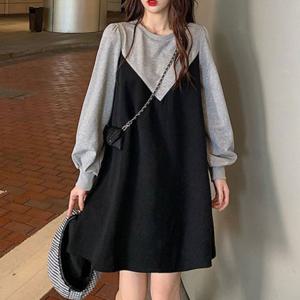 데일리 돌잔치엄마 쉬폰 상견례 플리츠 셀프웨딩 편한 홀복 카라 가을미니
