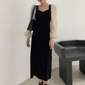 모던 데일리원피스 하객룩 가을미니원피스 아나운서원피스 브라이덜샤워원피스
