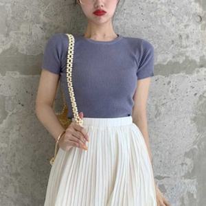무지 긴팔티 박스티 골지 여자롱티셔츠 여자오버핏반팔티 크롭티셔츠