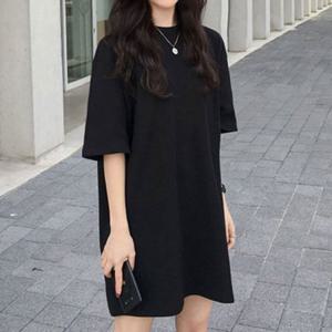 크롭반팔티 오버핏 홀터넥나시 숏원피스st 박스티 무지 이너티 여름맨투맨