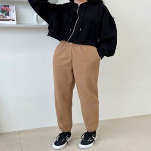 여성 무지 여성겨울바지 골덴 여자기모바지 방한바지 기모바지 4컬러