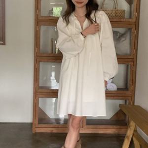 퍼프 원피스 패션원피스 볼륨 미니원피스 여자원피스 여성원피스 데일리