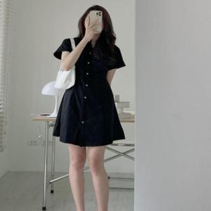 카라 세련된원피스 카라원피스 오피스룩원피스 여성 슬림핏 여신원피스느낌