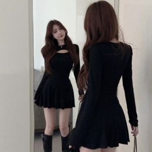 쉬폰원피스 SWC-1006360 미니원피스 데일리원피스 하객룩원피스