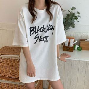 여성롱티셔츠 여성반팔티 여성면티 반팔티셔츠 여성반팔티셔츠 가오리티셔츠