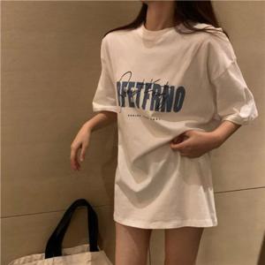롱 이너 여성 쿨링 라운드반팔티 오버핏반팔 라운드넥 슬림 여성반팔 반팔