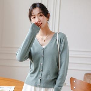 의류 6컬러 아우터 CC156 숏점퍼 여성점퍼 브이넥 바람막이점퍼