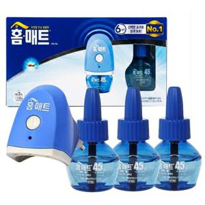 홈매트 리퀴드 에스 플러그형 훈중기 본품 + 리필3 개