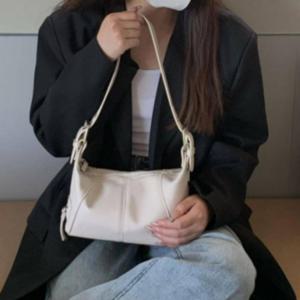 숄더백 크로스백 바게트 캐주얼 가방 여성 슬림 스퀘어 미니