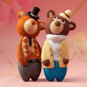 양모펠트 DIY 니들 키트 만들기 세트 인형 공예