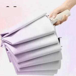 우산 차단 레인보우 그라데이션 자외선 양산 자동