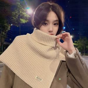 여자목도리 밍크워머 겨울아이템 여성 옆트임 머플러 밍크넥워머 숄머플러