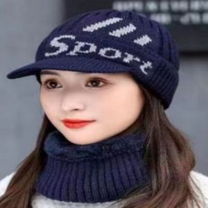 남녀공용 겨울 기모 세트 비니 넥워머 비니모자 챙 방한모자 목토시 방한