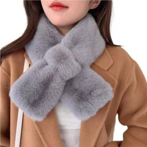 털머플러 밍크목도리 따뜻한머플러 겨울용품 1+1 퍼 우정목도리 페이크