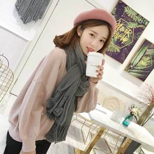 니트 목도리 캐쥬얼 엄마랑커플룩 머플러 여자 여성