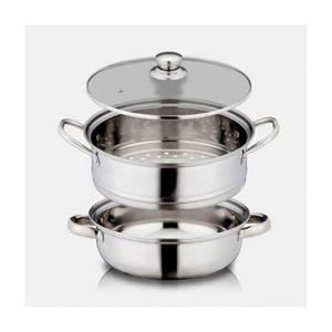 루미나D 28cm 인덕션겸용 대형 2단스텐 찜솥 찜냄비 곰솥 찜기
