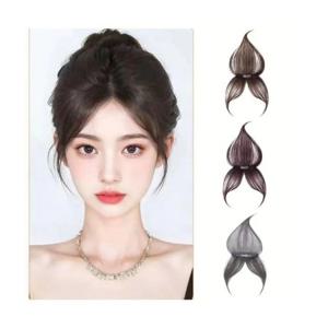 루미나D 얇은 똑딱이 정수리 앞머리 부분가발 헤어피스 간편