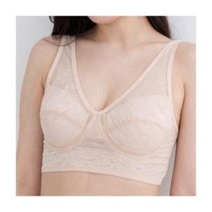 루미나D 브라탑 노와이어 편한 홑겹 빅사이즈 브라 엄마선물